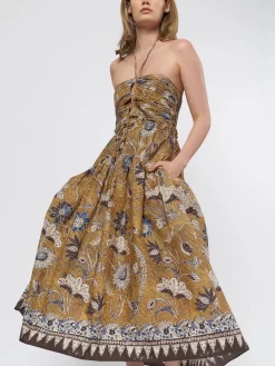 ULLA JOHNSON Ella Dress Oleander -Orciani Store ulla johnson ella dress oleander 7