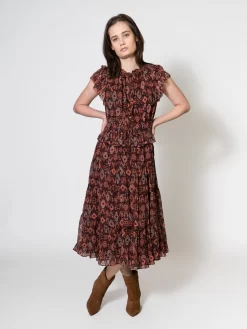 ULLA JOHNSON Emine Dress Garnet