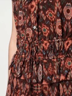 ULLA JOHNSON Emine Dress Garnet -Orciani Store ulla johnson emine dress garnet 5