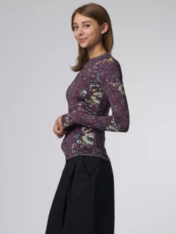 ULLA JOHNSON Eve Top Heliotrope -Orciani Store ulla johnson eve top heliotrope 2