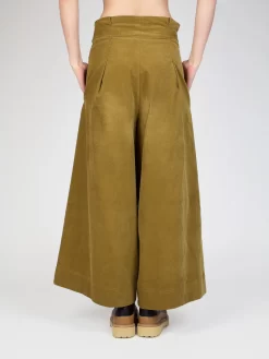ULLA JOHNSON Kiva Culottes Tapenade -Orciani Store ulla johnson kiva culottes tapenade 3