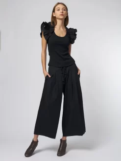 ULLA JOHNSON Koa Top Noir -Orciani Store ulla johnson koa top noir 6