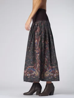 ULLA JOHNSON Lena Skirt Obsidian -Orciani Store ulla johnson lena skirt obsidian 2