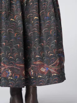 ULLA JOHNSON Lena Skirt Obsidian -Orciani Store ulla johnson lena skirt obsidian 7