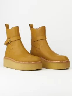 ULLA JOHNSON Lennox Ankle Buckle Boot Sand -Orciani Store ulla johnson lennox ankle buckle boot sand 6