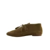 ULLA JOHNSON Lia Suede Moccasin Tobacco