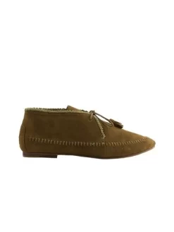 ULLA JOHNSON Lia Suede Moccasin Tobacco -Orciani Store ulla johnson lia suede moccasin tobacco 3