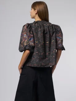 ULLA JOHNSON Lorena Top Obsidian -Orciani Store ulla johnson lorena top obsidian 3