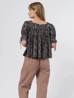 ULLA JOHNSON Lorraine Blouse Cobalt -Orciani Store ulla johnson lorraine blouse cobalt 3