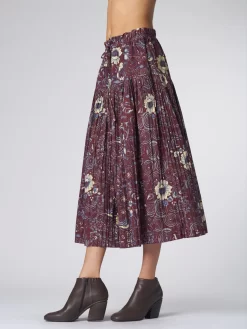 ULLA JOHNSON Lourdes Skirt Heliotrope -Orciani Store ulla johnson lourdes skirt heliotrope 2