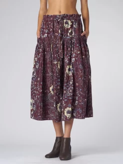 ULLA JOHNSON Lourdes Skirt Heliotrope