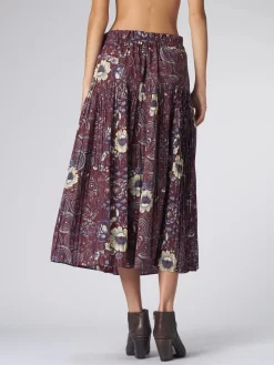 ULLA JOHNSON Lourdes Skirt Heliotrope -Orciani Store ulla johnson lourdes skirt heliotrope 4