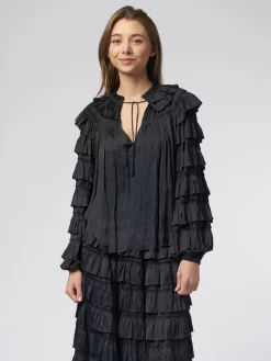 ULLA JOHNSON Lucy Blouse Noir