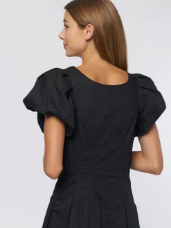 ULLA JOHNSON Malie Dress Noir -Orciani Store ulla johnson malie dress noir 6