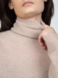 ULLA JOHNSON Mars Turtle Neck Dusty Rose -Orciani Store ulla johnson mars turtle neck dusty rose 4