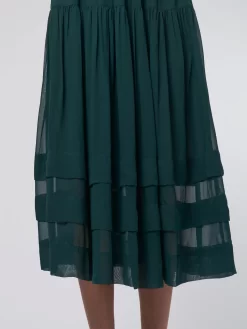 ULLA JOHNSON Maya Dress Everglade -Orciani Store ulla johnson maya dress everglade 7