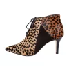 ULLA JOHNSON Mia Bootie Leopard Calf Hair
