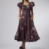 ULLA JOHNSON Nanette Dress Heliotrope
