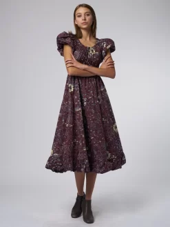 ULLA JOHNSON Nanette Dress Heliotrope -Orciani Store ulla johnson nanette dress heliotrope 2