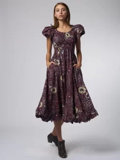 ULLA JOHNSON Nanette Dress Heliotrope