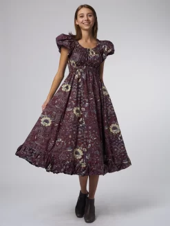 ULLA JOHNSON Nanette Dress Heliotrope -Orciani Store ulla johnson nanette dress heliotrope 3