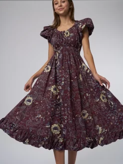 ULLA JOHNSON Nanette Dress Heliotrope -Orciani Store ulla johnson nanette dress heliotrope 9