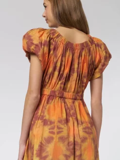 ULLA JOHNSON Nanette Dress Red Topaz -Orciani Store ulla johnson nanette dress red topaz 6