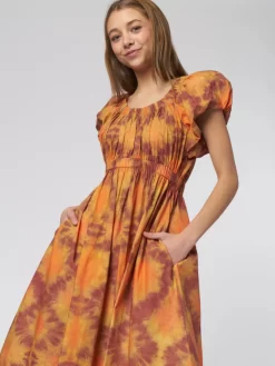 ULLA JOHNSON Nanette Dress Red Topaz -Orciani Store ulla johnson nanette dress red topaz 8