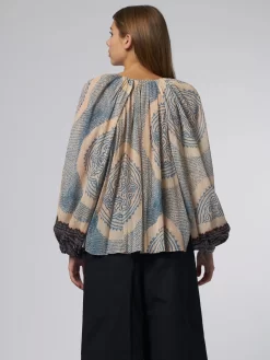 ULLA JOHNSON Pauline Blouse Moonstone -Orciani Store ulla johnson pauline blouse moonstone 3