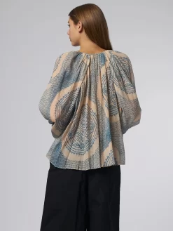 ULLA JOHNSON Pauline Blouse Moonstone -Orciani Store ulla johnson pauline blouse moonstone 4