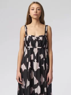 ULLA JOHNSON Penelope Dress Noir -Orciani Store ulla johnson penelope dress noir 2