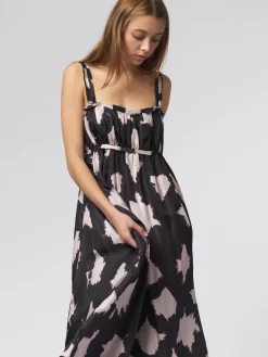 ULLA JOHNSON Penelope Dress Noir -Orciani Store ulla johnson penelope dress noir 3