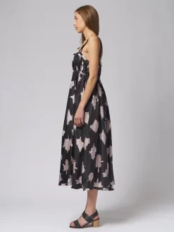 ULLA JOHNSON Penelope Dress Noir -Orciani Store ulla johnson penelope dress noir 4