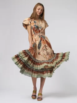 ULLA JOHNSON Remi Dress Egret -Orciani Store ulla johnson remi dress egret 3