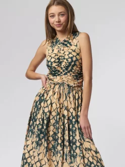 ULLA JOHNSON Sascha Dress Fossil -Orciani Store ulla johnson sascha dress fossil 4