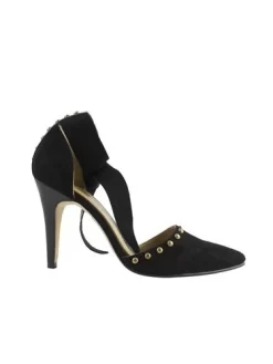 ULLA JOHNSON Sienna Suede Heel Black -Orciani Store ulla johnson sienna suede heel black 4