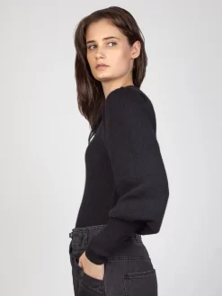 ULLA JOHNSON Thalia Top Raven -Orciani Store ulla johnson thalia top raven 1