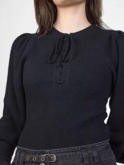 ULLA JOHNSON Thalia Top Raven -Orciani Store ulla johnson thalia top raven 3