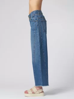 ULLA JOHNSON Thea Jean Medium Indigo Wash -Orciani Store ulla johnson thea jean medium indigo wash 2