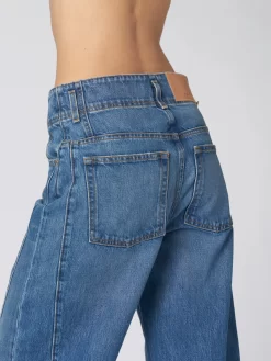 ULLA JOHNSON Thea Jean Medium Indigo Wash -Orciani Store ulla johnson thea jean medium indigo wash 5