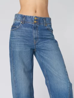 ULLA JOHNSON Thea Jean Medium Indigo Wash -Orciani Store ulla johnson thea jean medium indigo wash 6