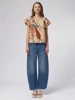 ULLA JOHNSON Thea Jean Medium Indigo Wash -Orciani Store ulla johnson thea jean medium indigo wash 7