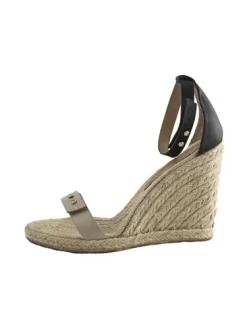 ULLA JOHNSON Yasmina Espadrille Wedge Bone