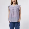 Bria Top Blu Flora