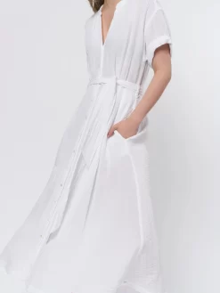 Cate Dress White -Orciani Store xirena cate dress white 6