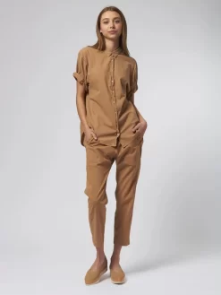 Draper Pant Hazelnut -Orciani Store xirena draper pant hazelnut 7