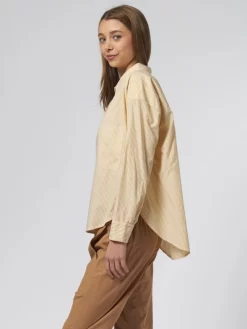 Jordy Shirt Butter Stripe -Orciani Store xirena jordy shirt butter stripe 3