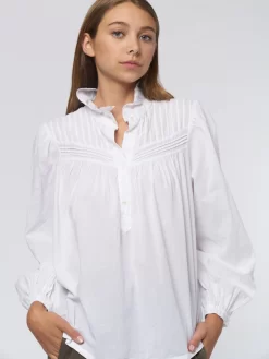 Larsen Top White -Orciani Store xirena larsen top white 5