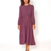 Luna Dress Smokey Mauve