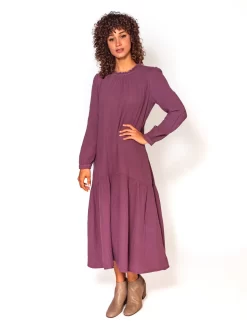 Luna Dress Smokey Mauve -Orciani Store xirena luna dress smokey mauve 3
